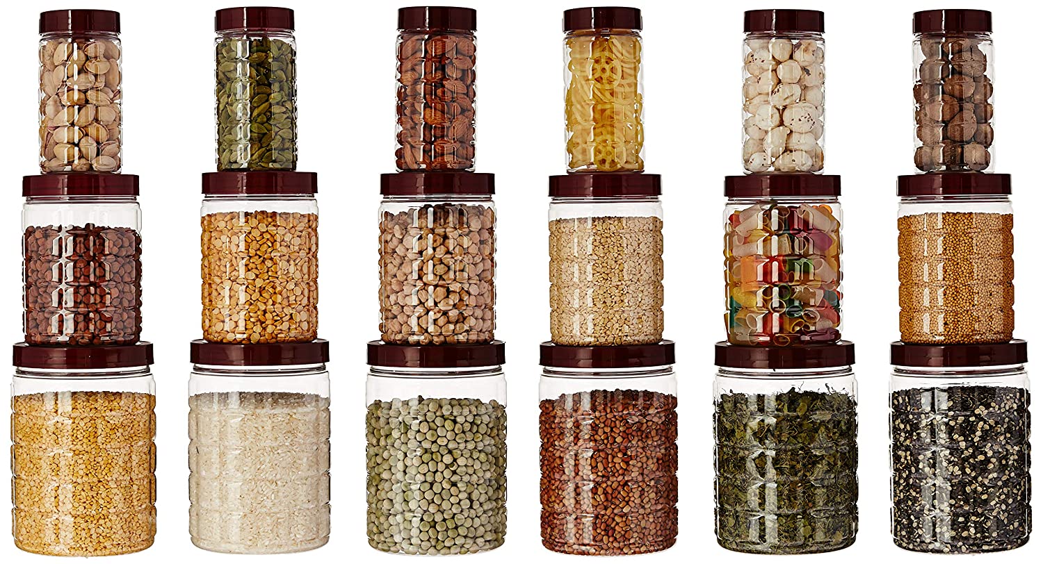 container for kitchen storage set 18 piece